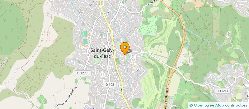 localisation de l'entreprise MONSIEUR THIBAUT CODER  SAINT-GELY-DU-FESC