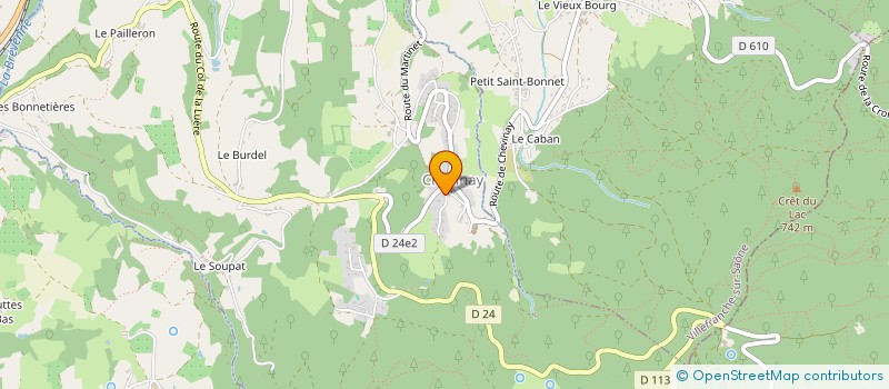 localisation de l'entreprise MONSIEUR THIBAUT COIN  SAVIGNY