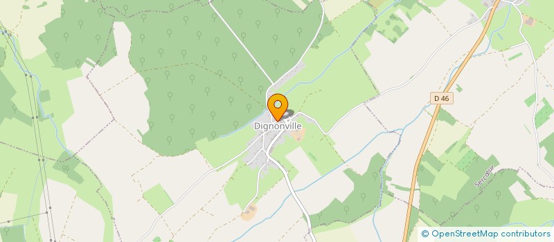 localisation de l'entreprise MONSIEUR THIBAUT CONRARD  DIGNONVILLE