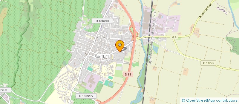 localisation de l'entreprise MONSIEUR THIBAUT CORNOLTI  ROUFFACH