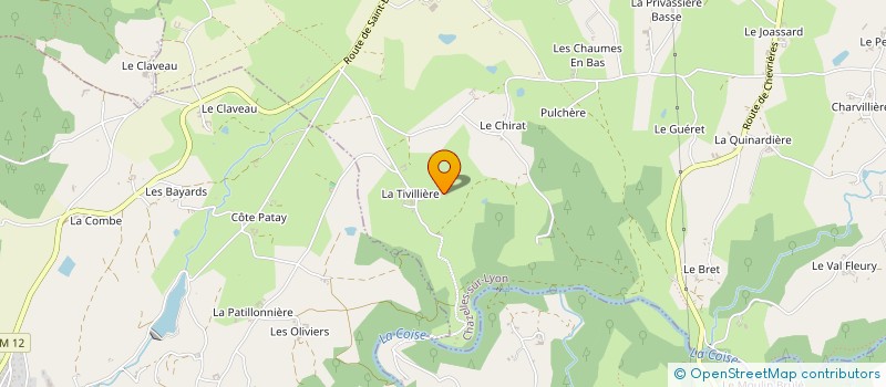localisation de l'entreprise MONSIEUR THIBAUT COURTINET à CHAZELLES-SUR-LYON