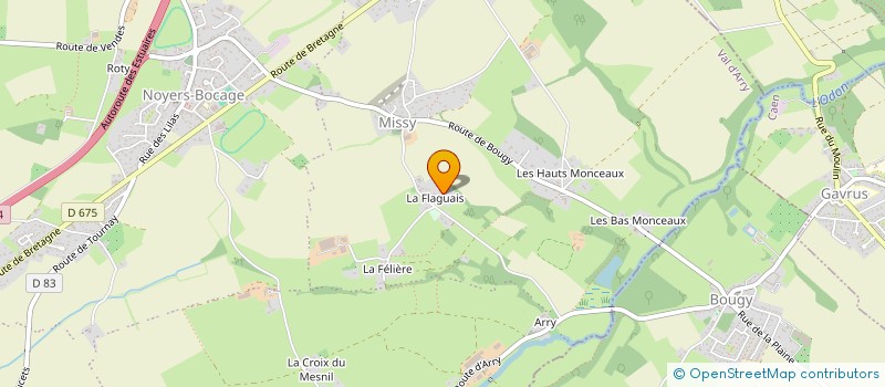 localisation de l'entreprise MONSIEUR THIBAUT CRETIEN  VAL D'ARRY