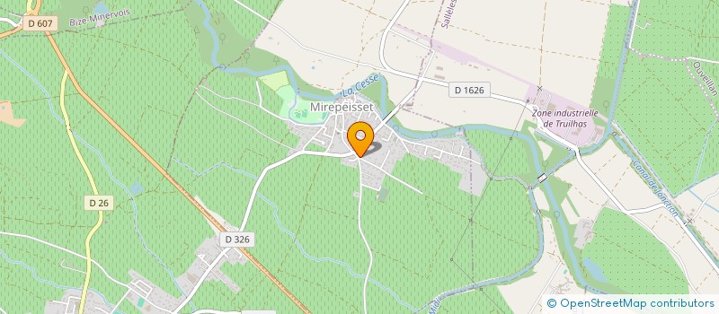 localisation de l'entreprise MONSIEUR THIBAUT CROS à MIREPEISSET