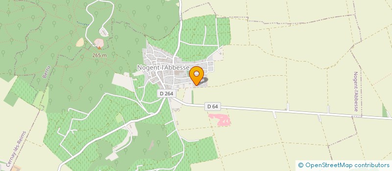 localisation de l'entreprise MONSIEUR THIBAUT CUPERLIER  NOGENT-L'ABBESSE