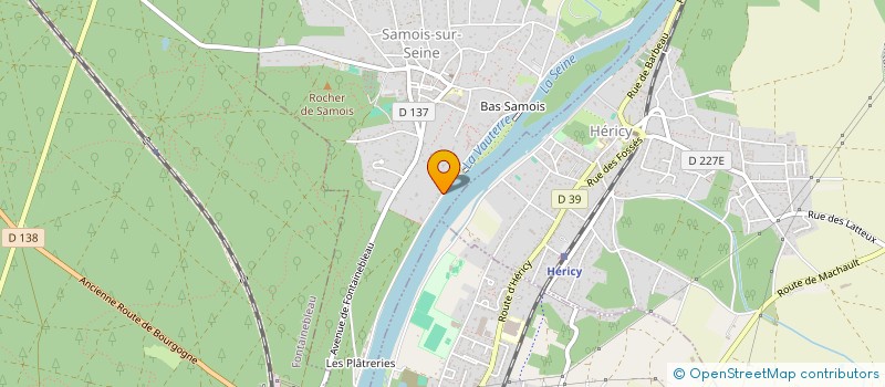 localisation de l'entreprise MONSIEUR THIBAUT DAPOIGNY à SAMOIS-SUR-SEINE