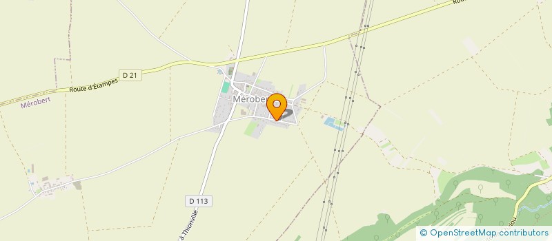 localisation de l'entreprise MONSIEUR THIBAUT DE GREEF  MEROBERT