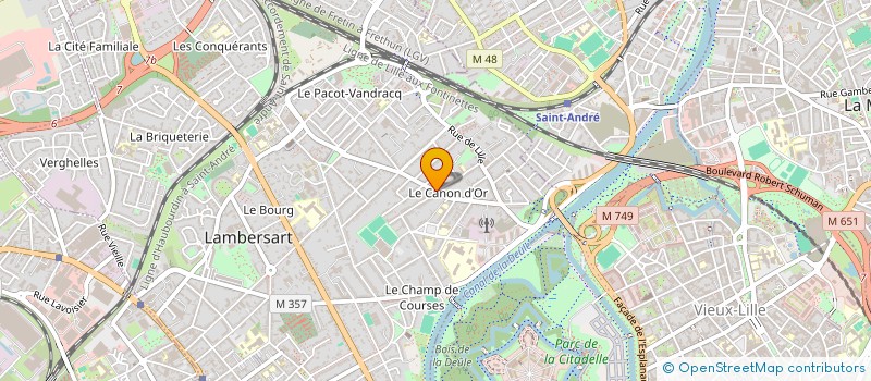 localisation de l'entreprise MONSIEUR THIBAUT DE LA GORGUE DE ROSNY à LAMBERSART