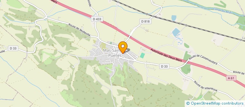 localisation de l'entreprise MONSIEUR THIBAUT DEBRUYNE  CASTELNAUDARY