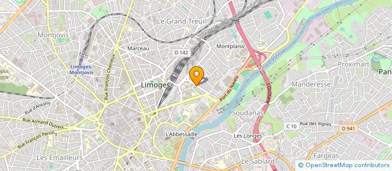 localisation de l'entreprise MONSIEUR THIBAUT DELANNE à LIMOGES