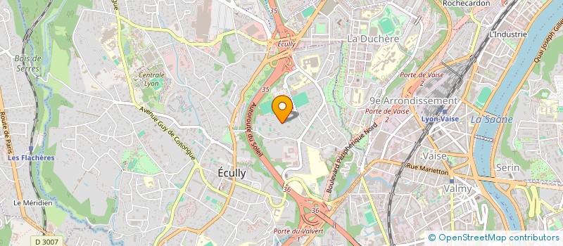 localisation de l'entreprise MONSIEUR THIBAUT DELARUE  ECULLY