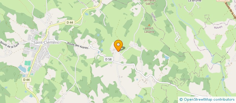 localisation de l'entreprise MONSIEUR THIBAUT DELBALE  SAINT-CLEMENT