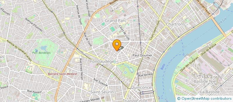 localisation de l'entreprise MONSIEUR THIBAUT DELORME  BORDEAUX