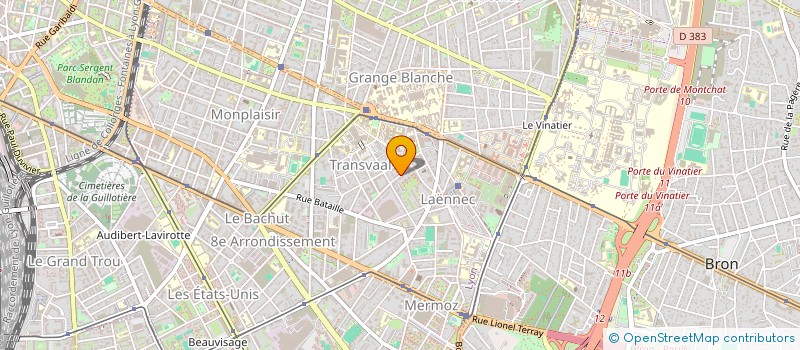 localisation de l'entreprise MONSIEUR THIBAUT DELORT  LYON