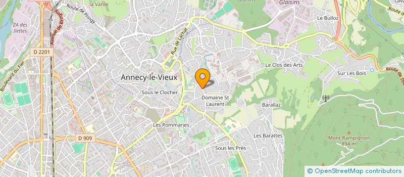 localisation de l'entreprise MONSIEUR THIBAUT DELPIERRE  ANNECY