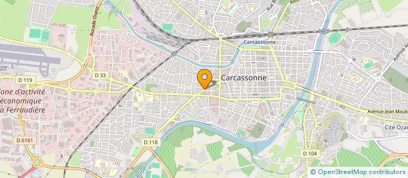 localisation de l'entreprise MONSIEUR THIBAUT DENARNAUD à CARCASSONNE