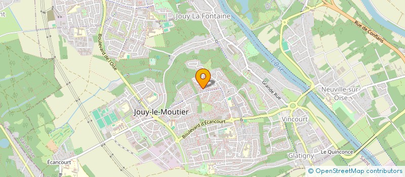 localisation de l'entreprise MONSIEUR THIBAUT DEROIN  JOUY-LE-MOUTIER