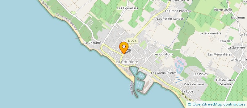 localisation de l'entreprise MONSIEUR THIBAUT DERRIEN à SAINT-PIERRE-D'OLERON