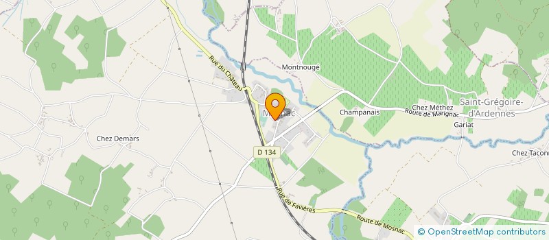 localisation de l'entreprise MONSIEUR THIBAUT DESHAYES  MOSNAC