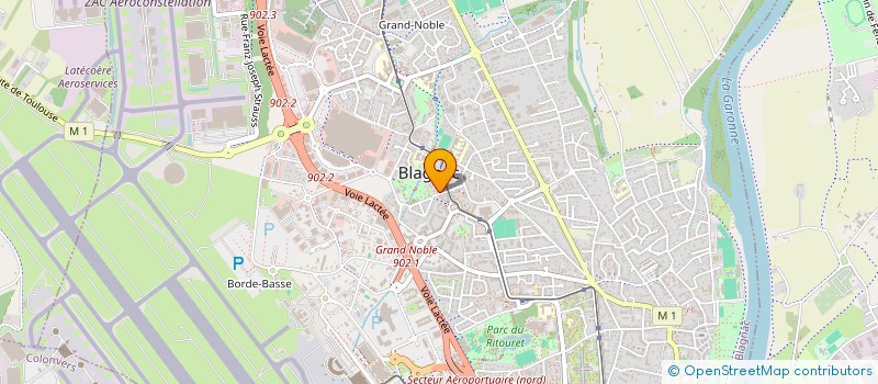 localisation de l'entreprise MONSIEUR THIBAUT DESSEILLES à BLAGNAC