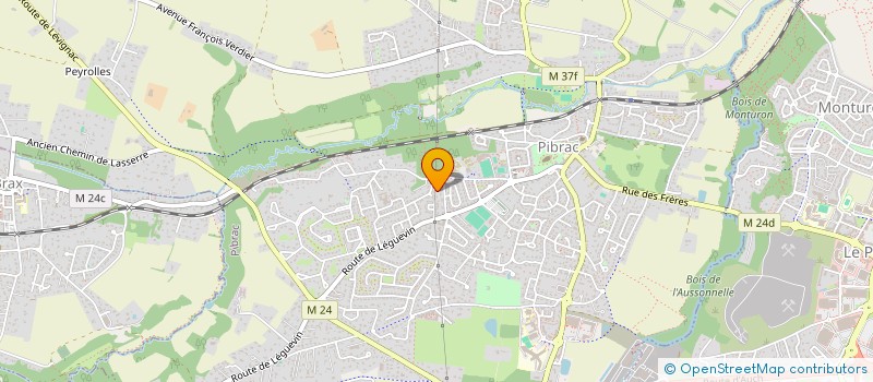 localisation de l'entreprise MONSIEUR THIBAUT DUMAS  PIBRAC