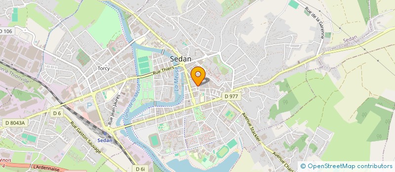 localisation de l'entreprise MONSIEUR THIBAUT DUMONT  SEDAN