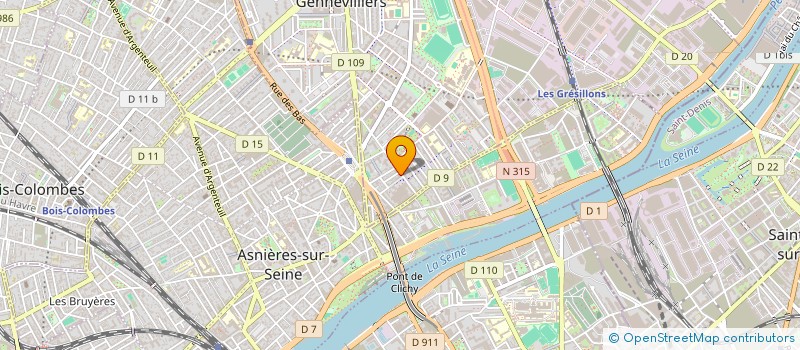 localisation de l'entreprise MONSIEUR THIBAUT DURAND à GENNEVILLIERS