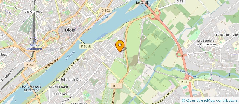 localisation de l'entreprise MONSIEUR THIBAUT DUTRONCY  BLOIS