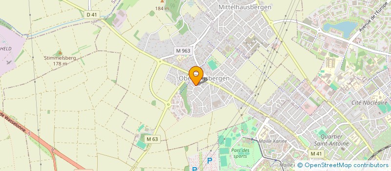 localisation de l'entreprise MONSIEUR THIBAUT EBERSOLD  OBERHAUSBERGEN