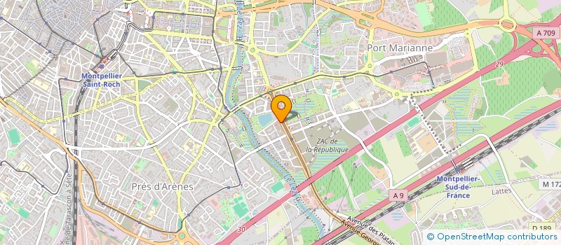 localisation de l'entreprise MONSIEUR THIBAUT ETIENNE à MONTPELLIER