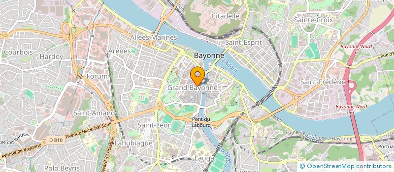 localisation de l'entreprise MONSIEUR THIBAUT FAISANT à BAYONNE
