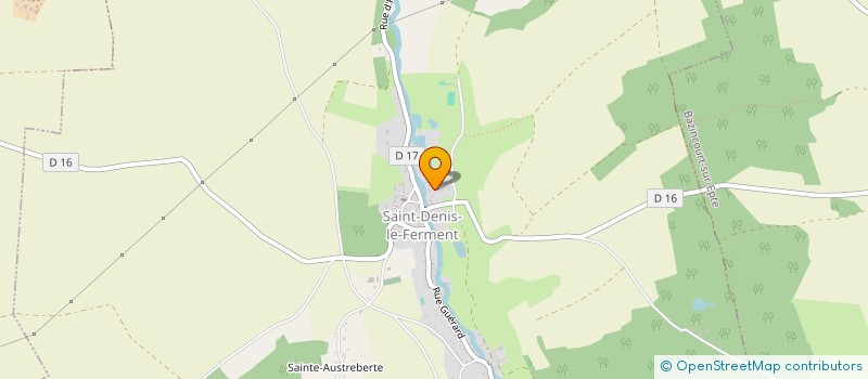 localisation de l'entreprise MONSIEUR THIBAUT FEGEANT à SAINT-DENIS-LE-FERMENT