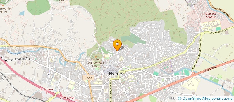 localisation de l'entreprise MONSIEUR THIBAUT FELLAH à HYERES