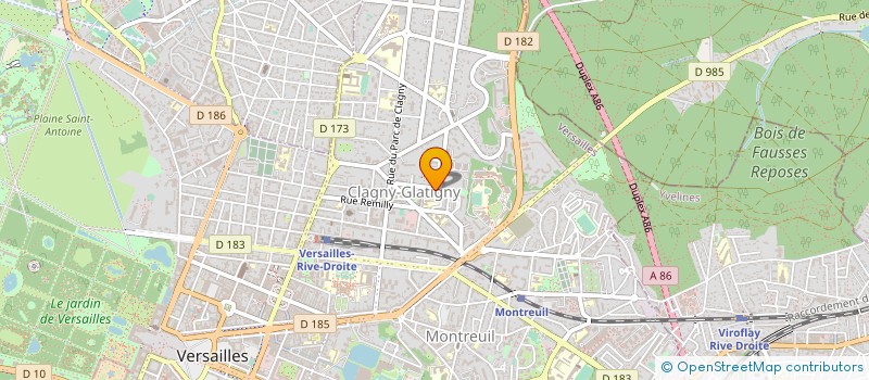 localisation de l'entreprise MONSIEUR THIBAUT FENEROLE à VERSAILLES