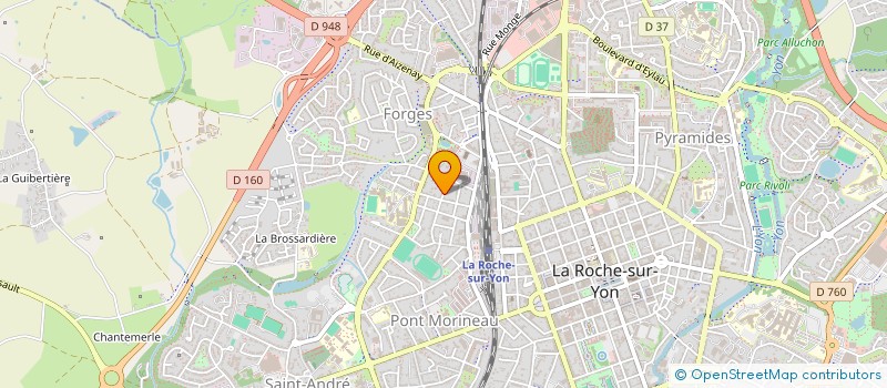 localisation de l'entreprise MONSIEUR THIBAUT FETIVEAU à ROCHE SUR YON (LA)