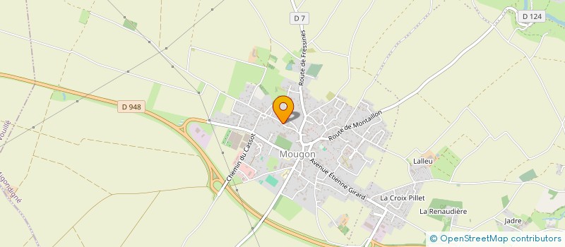 localisation de l'entreprise MONSIEUR THIBAUT FLEURY à AIGONDIGNE