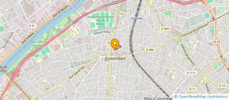 localisation de l'entreprise MONSIEUR THIBAUT FOLLIN à COLOMBES
