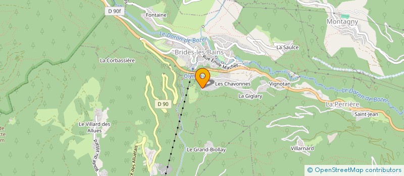 localisation de l'entreprise MONSIEUR THIBAUT FOUBERT à COURCHEVEL