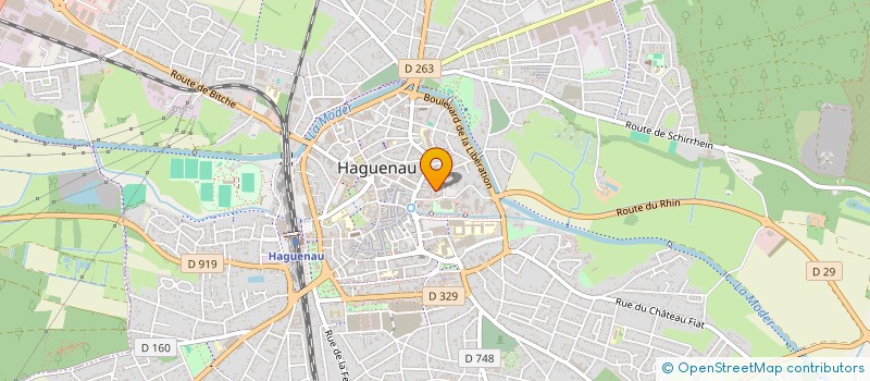 localisation de l'entreprise MONSIEUR THIBAUT FOUILLOUSE  HAGUENAU