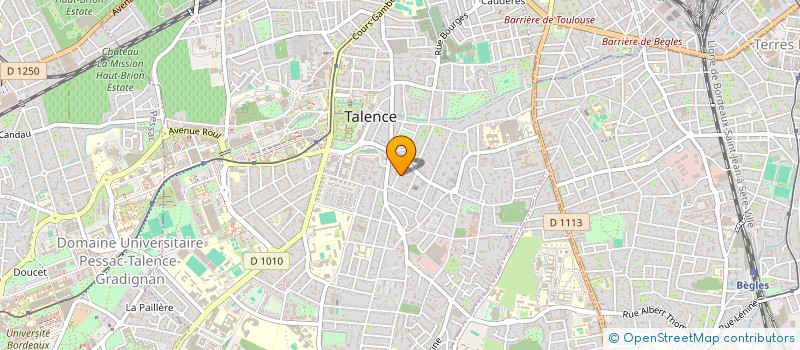 localisation de l'entreprise MONSIEUR THIBAUT FREJAVILLE  TALENCE