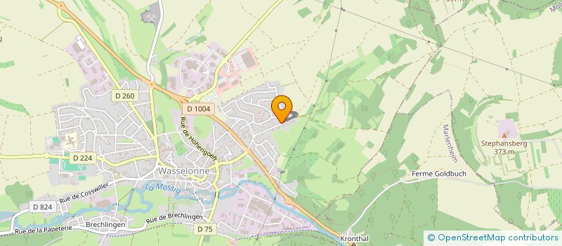 localisation de l'entreprise MONSIEUR THIBAUT FRIEDERICH  WASSELONNE