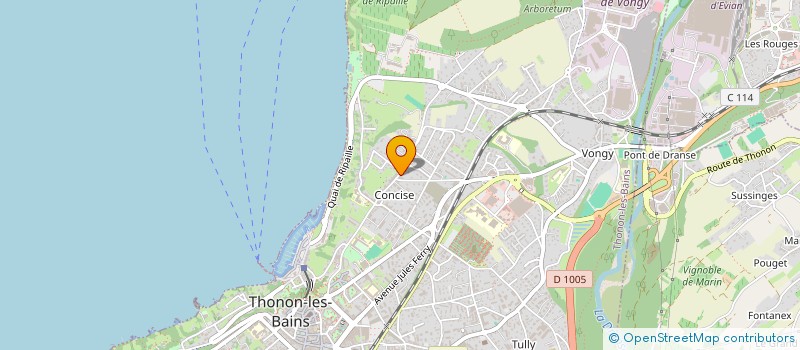 localisation de l'entreprise MONSIEUR THIBAUT FROSSARD à THONON-LES-BAINS