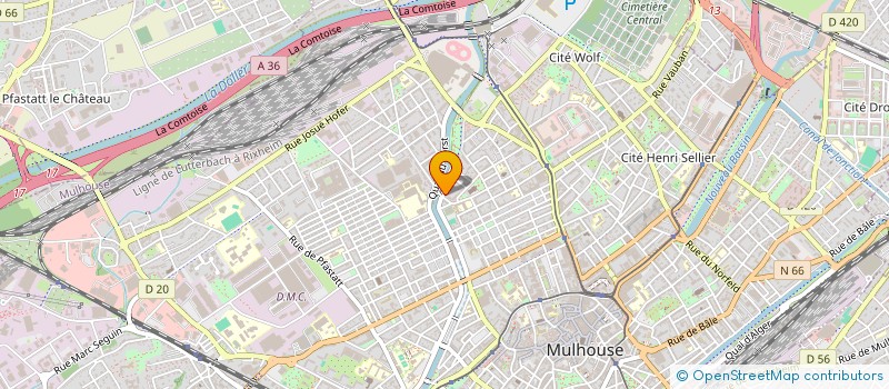 localisation de l'entreprise MONSIEUR THIBAUT FUSS  MULHOUSE