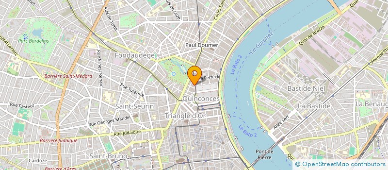 localisation de l'entreprise MONSIEUR THIBAUT GABORIAU  BORDEAUX