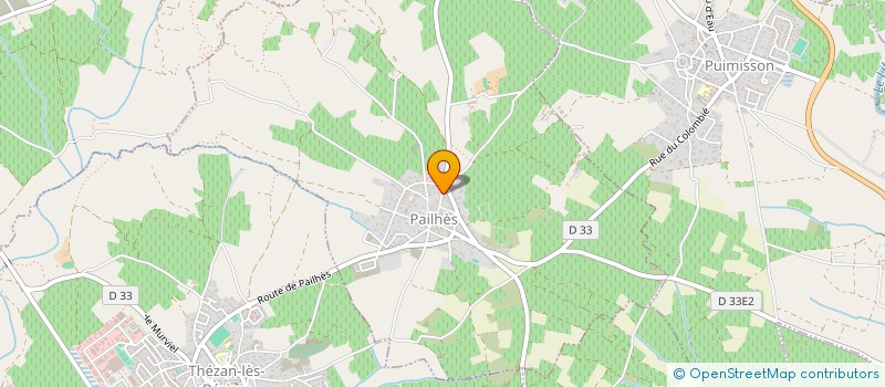 localisation de l'entreprise MONSIEUR THIBAUT GALIBERT à PAILHES