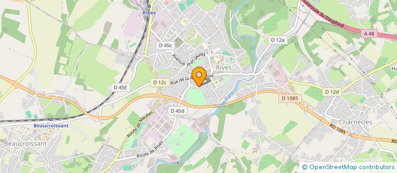 localisation de l'entreprise MONSIEUR THIBAUT GAUDFRIN  RIVES