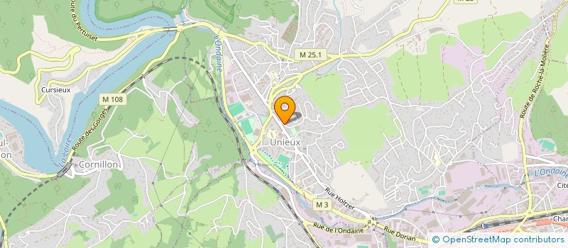 localisation de l'entreprise MONSIEUR THIBAUT GAUDON  UNIEUX