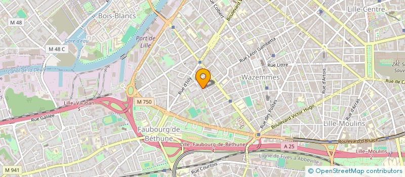 localisation de l'entreprise MONSIEUR THIBAUT GAUTIER à LILLE