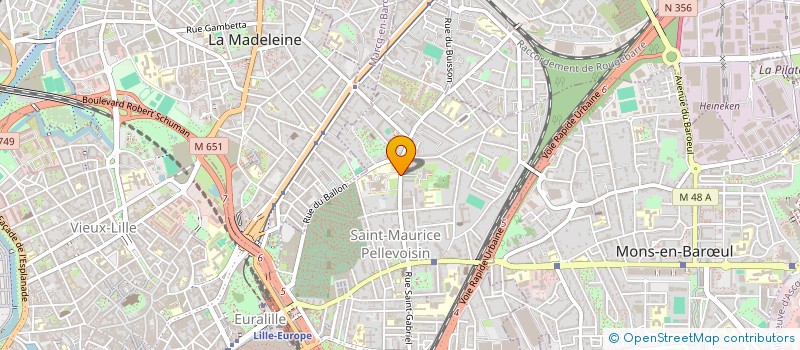 localisation de l'entreprise MONSIEUR THIBAUT GENTINA à LILLE