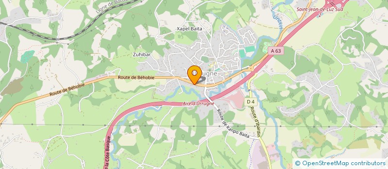 localisation de l'entreprise MONSIEUR THIBAUT GOMEZ à URRUGNE