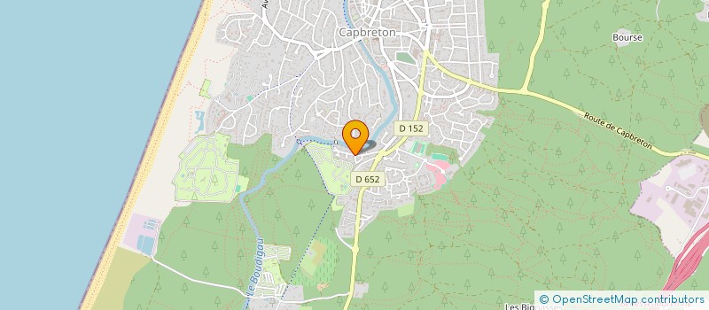 localisation de l'entreprise MONSIEUR THIBAUT GONZALES  CAPBRETON